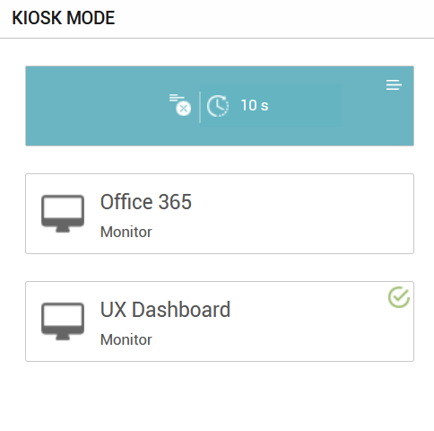 Icon to Remove Dashboard from PlayList