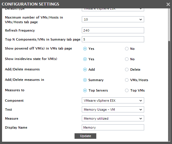 Configuration Settings