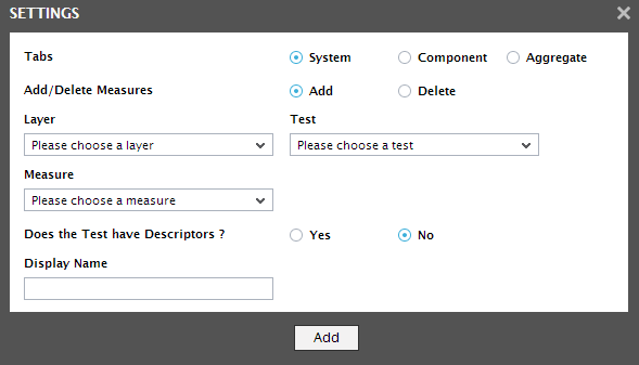 Settings Page