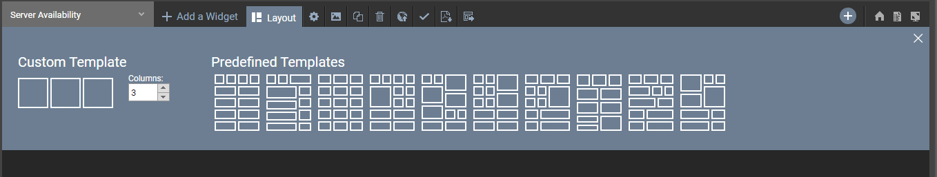 Choose Pre-defined Template Layout