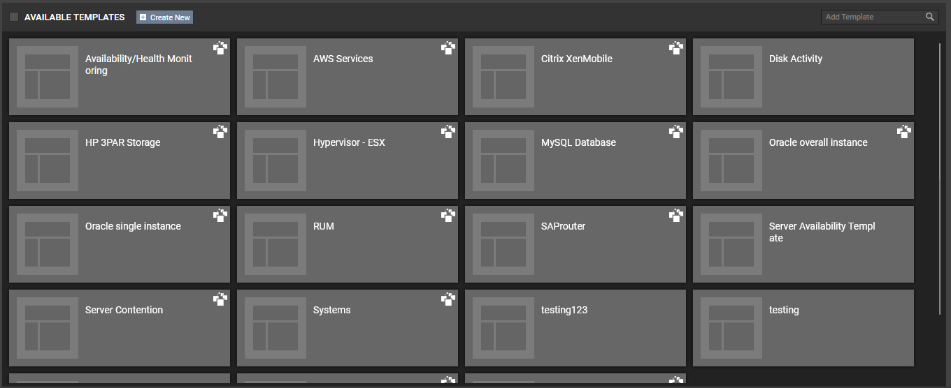 Listing Available Templates