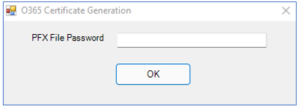 Set PFX File Password