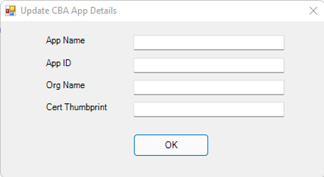 Update Certificate Details