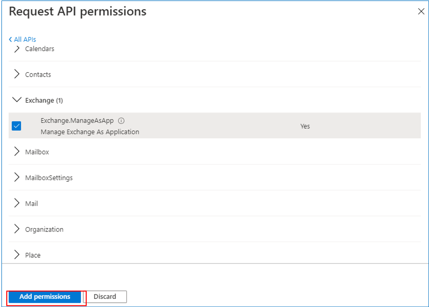 Select Permission
