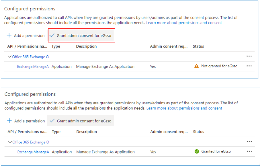 Grant Admin Consent