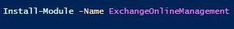 Installing EXO Management module