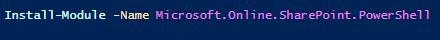 Installing SPO Management Shell