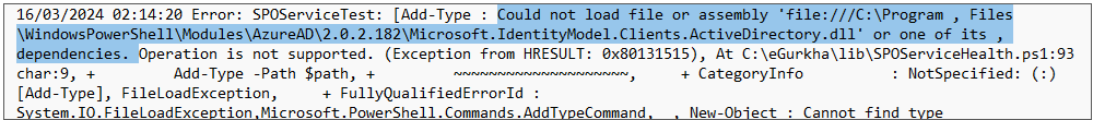 Error Recorded When Microsoft Graph API Fail to Report Metrics