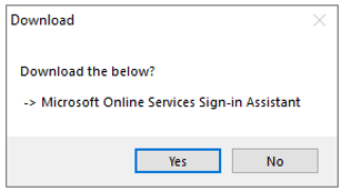 Download Microsoft Online Services Sign-in Assistant