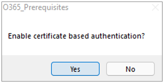 Enable Certificate Based Authentication