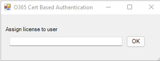 Assign License to User