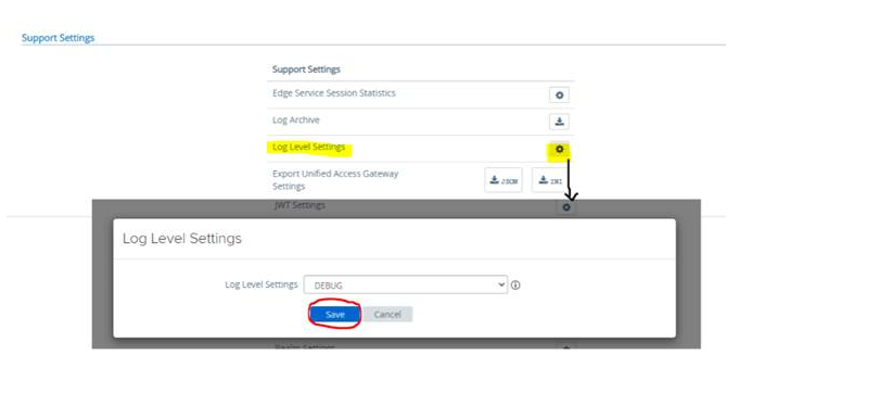 Choose DEBUG option