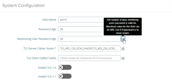 Set User Password to Never Expire
