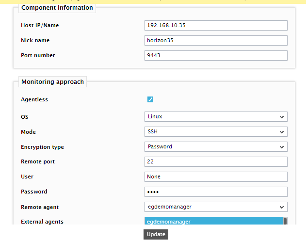 Modify Configuration of Horizon UAG Component