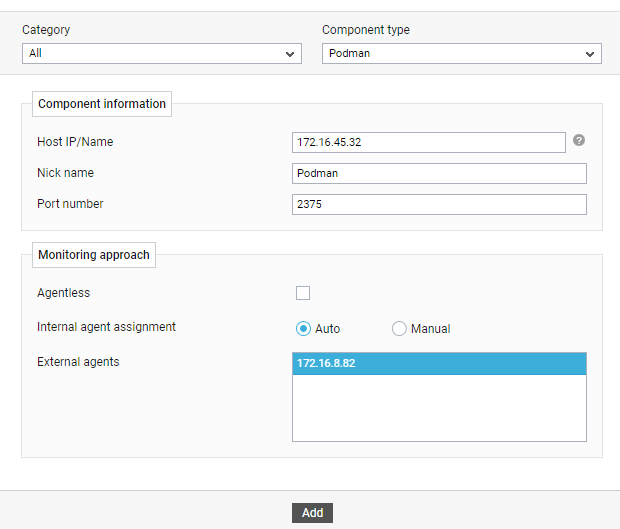 podman set default network