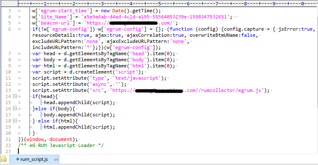 Saving Script File as rum_script.js