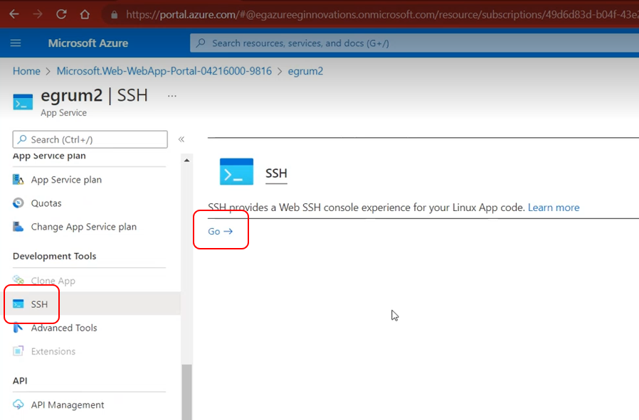 Connecting to Container via SSH