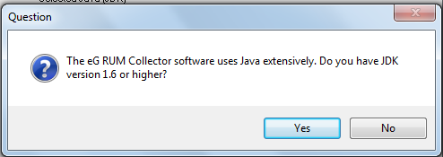 Setup Enquiring Availability of JDK