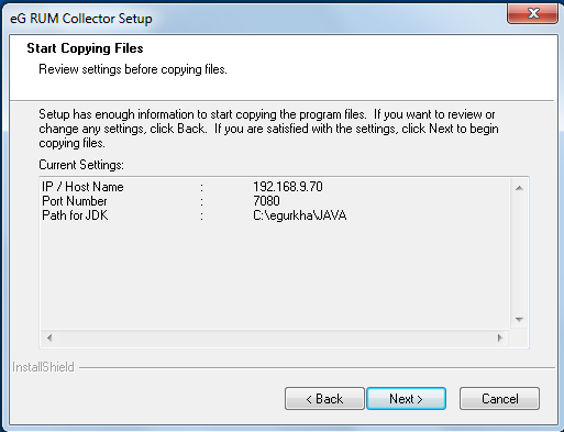 Summary of Specifications