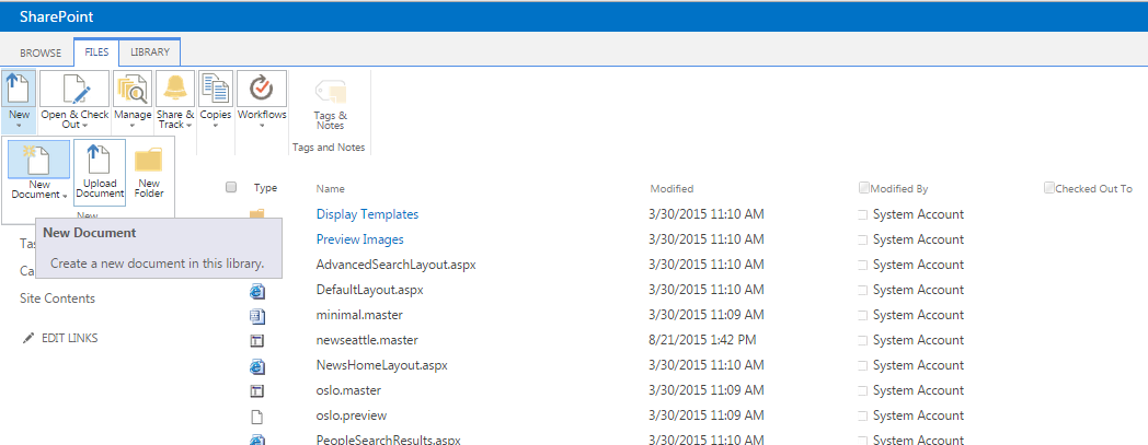 Uploading Modified Master File