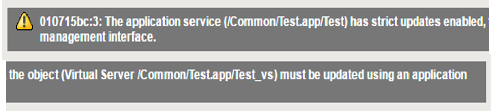 Error appearing when updating Virtual Server Details