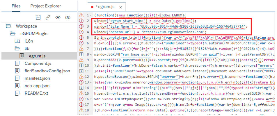 Copying Contents of Downloaded egrum.js File to Empty egrum.js File