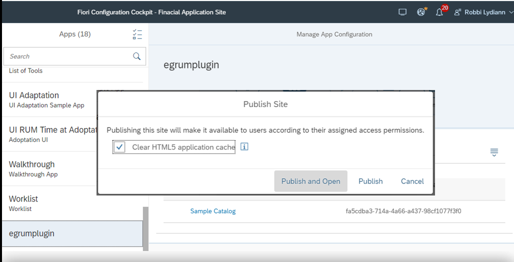 Publishing Site 