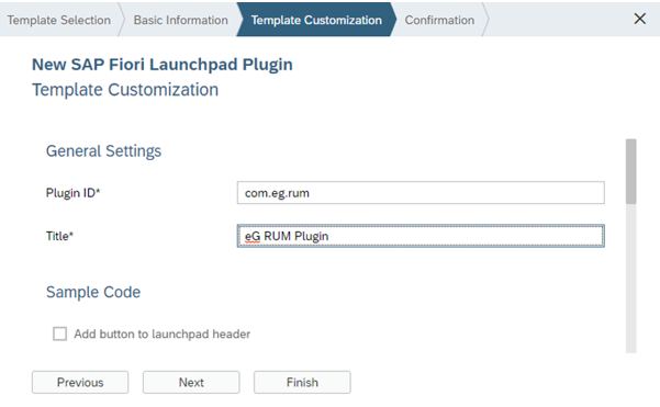 Providing Plugin ID and Title
