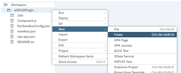 Creating Sub-folder Under eGRUMPlugin
