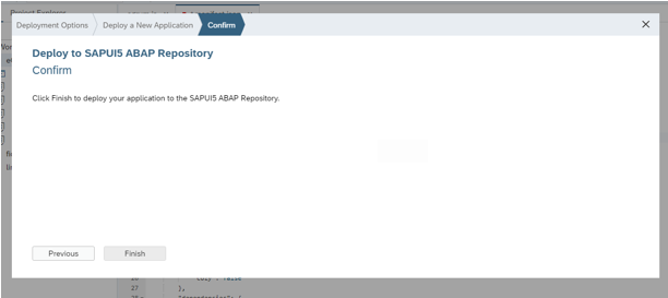 Finishing Application Deployment