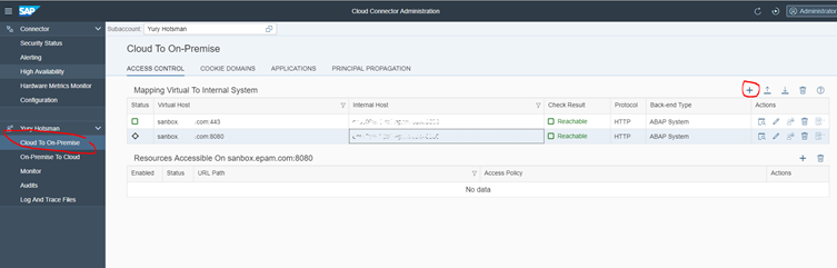 Clicking Cloud to On-Premise Option