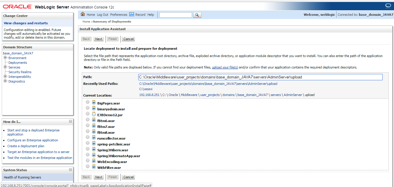 Clicking upload your file(s) Link