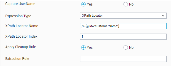 Capturing User Name using XPath Locator