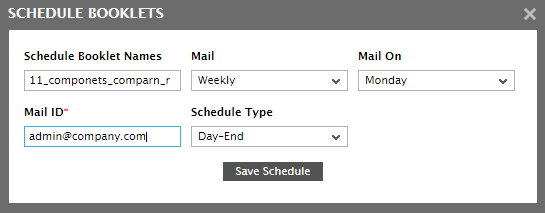 Scheduling Booklet