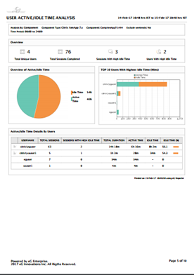 Sample Individual Report from Report Booklet