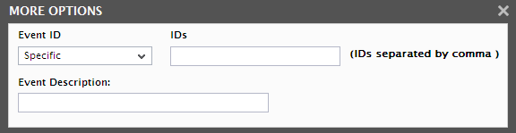 Default settings for generating Client Printer Analysis report