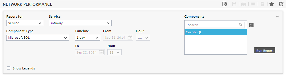 Service Option from Report