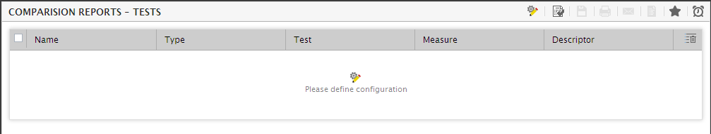 Generating Comparison reports