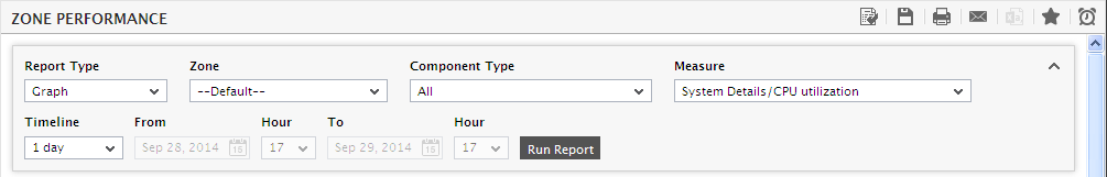 Generating Consolidated Zone Report