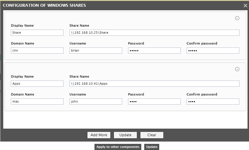 Configuring UNC Paths