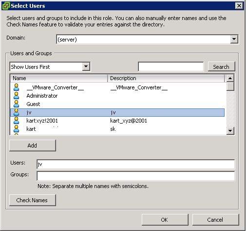 Selecting Users for Read-only Role