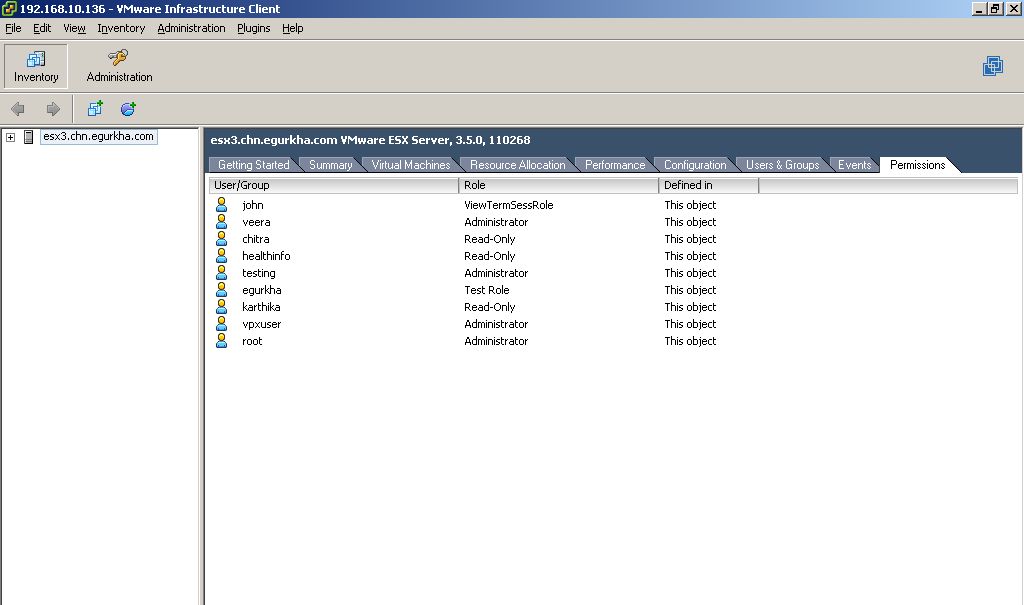 Displaying new user and Role Assigned to User