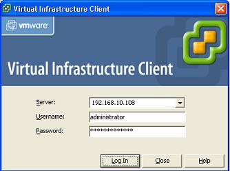 Connecting to vCenter