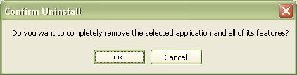 Confirming removal of eG VM agent