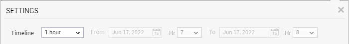 Timeline window
