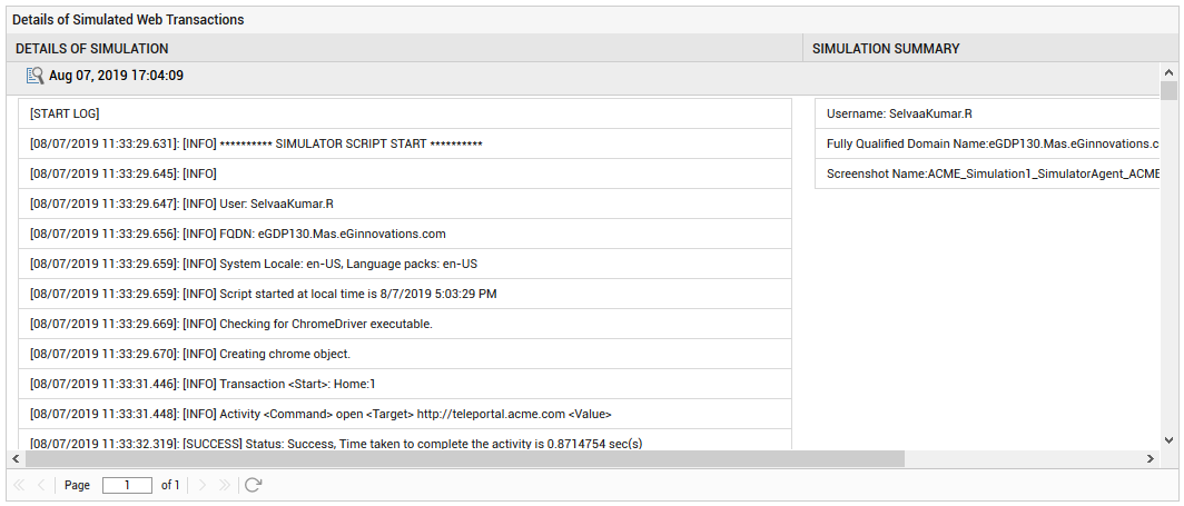 DD of Transaction Availability measure