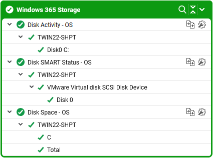 Tests associated to Physical Desktops OS Layer 