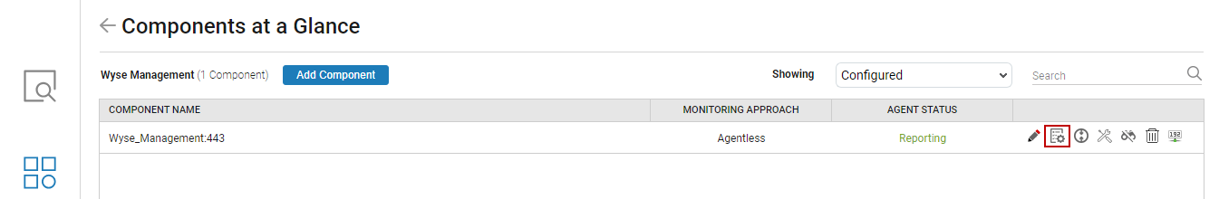Newly added Wyse Management component