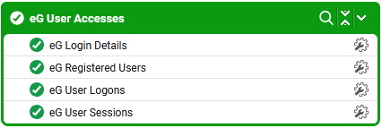 eG User Accesses Layer