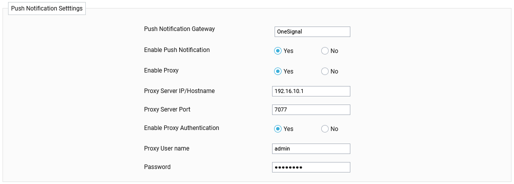 Communication Proxy Server